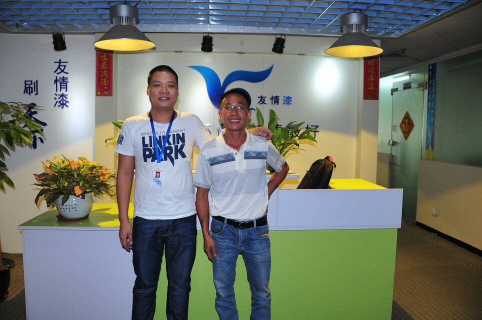 友情漆誠意待客，共謀合作發(fā)展